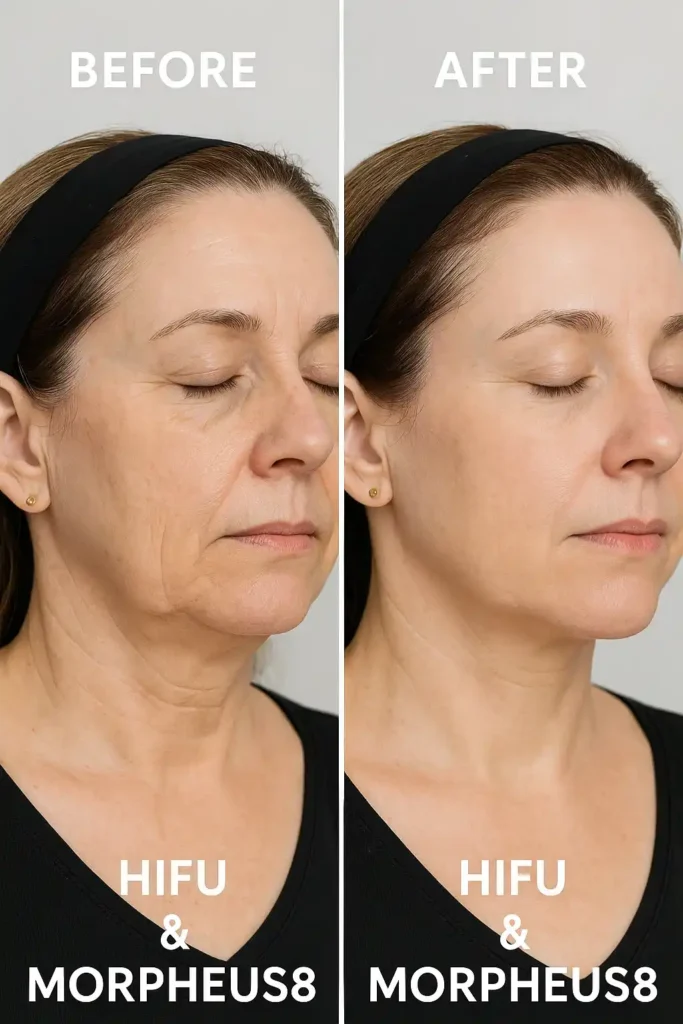 HIFU & Morpheus8 treatment results Witney - book in today!