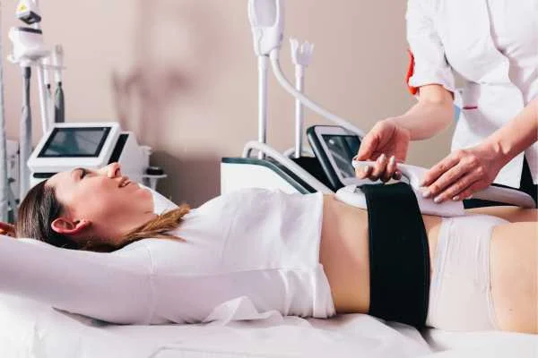 woman having body sculpting to help improve her body image and her mental health Witney
