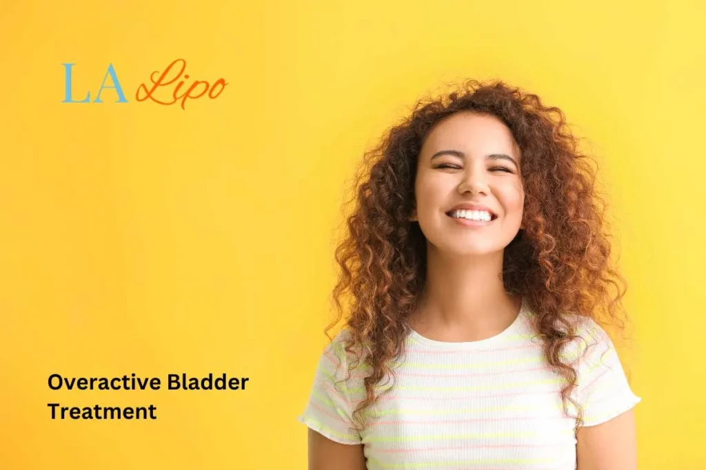 woman smiling about overactive bladder treatment Witney solutions