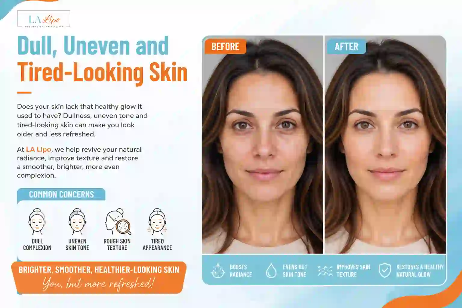 Sign #5: Dull, Uneven and Tired-Looking Skin Witney